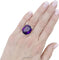 Bague 51 Bague or jaune et améthyste. 58 Facettes 35106
