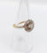 Bague 53.5 Bague marguerite circa 1910 en or 18k, platine et diamants 58 Facettes A06629