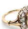 Bague 49 Bague en or jaune 18 carats 2028 C avec saphir central et diamants environnants 58 Facettes