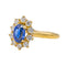 Bague 53 Bague Pompadour Or jaune Saphir, Diamant 58 Facettes 3747942CN