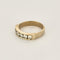 Bague 59,5 Demie alliance or jaune et diamants 58 Facettes DAX0081