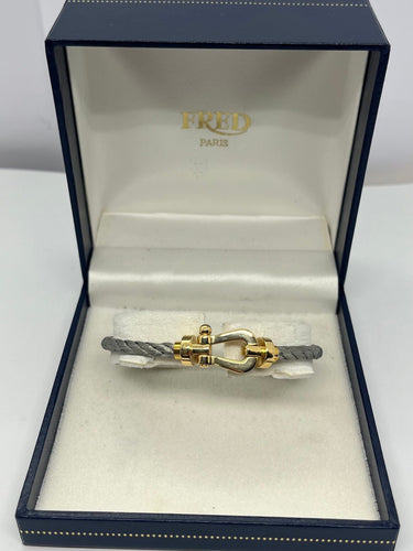 Bracelet Bracelet Fred Force 10 or jaune Grand Modèle 58 Facettes