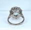 Bague 49 Bague en or blanc 18 carats, aigue marine et diamants 58 Facettes AB495