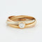 Bague 51 BAGUE 3 OR 18 CARATS 58 Facettes REF 4046/18