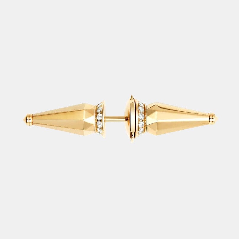 Boucles d'oreilles Jack de Boucheron Or jaune Diamant 0.19ct