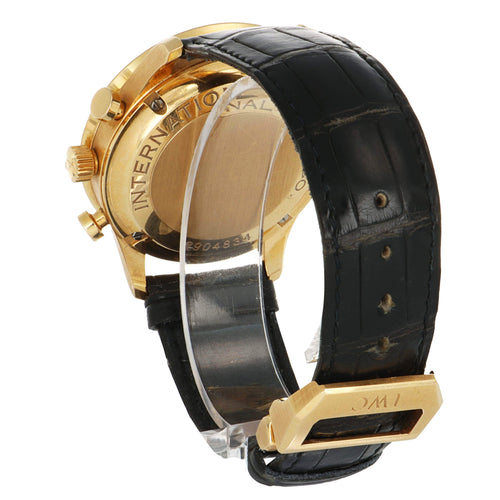 Montre IWC Schaffhausen Portuguese - Montre chronographe rattrapante en or rose 58 Facettes 68801708
