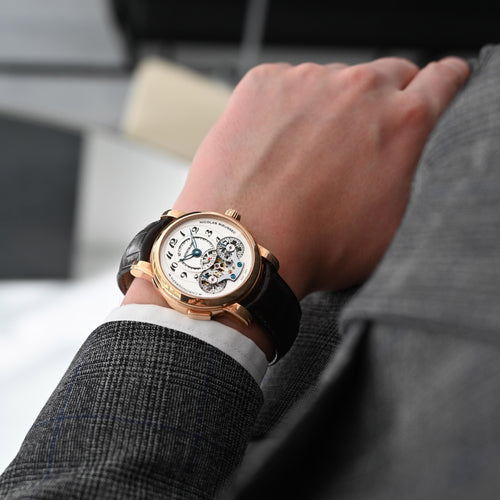 Montre Montblanc Nicolas Rieussec - Montre chronographe en or rose 58 Facettes OC-68801965