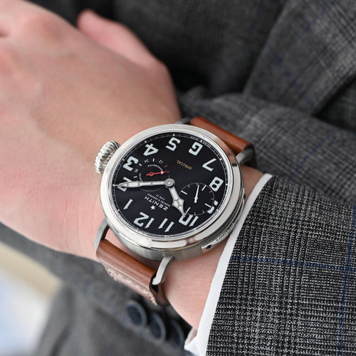 Montre Zenith Pilot - Montre Aeronef Type 20 en acier 58 Facettes OC-68801963