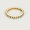 Bague 49.5 Alliance américaine - Bague en or jaune 18K et diamants 0,56 ct 58 Facettes 58FC111