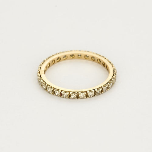 Bague 49.5 Alliance américaine - Bague en or jaune 18K et diamants 0,56 ct 58 Facettes 58FC111