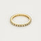 Bague 49.5 Alliance américaine - Bague en or jaune 18K et diamants 0,56 ct 58 Facettes 58FC111