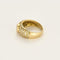 Bague 50.5 Bague jonc en or jaune 18 carats et diamants 0,70 ct 58 Facettes 58FC112