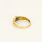Bague 51 Bague jonc en or jaune 18K avec saphir 0,30 ct et diamants 58 Facettes 58FC141