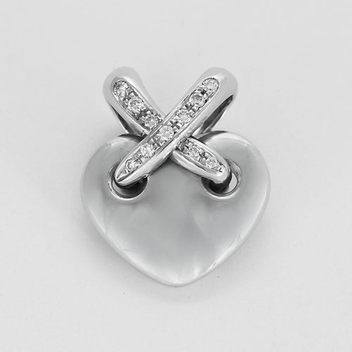 Pendentif Chaumet Liens - Pendentif en or blanc avec diamants 58 Facettes 58FC154