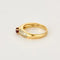 Bague 52.5 Bague jonc en or jaune 18 carats avec rubis et diamants 58 Facettes 58FC157