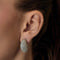Boucles d'oreilles Demi-créoles - Boucles d’oreilles pavées de diamants en or blanc 18K 58 Facettes 58FC140