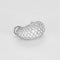 Boucles d'oreilles Demi-créoles - Boucles d’oreilles pavées de diamants en or blanc 18K 58 Facettes 58FC140