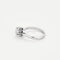 Bague 54 Bague solitaire en or blanc 18K et platine avec diamant 0,75 ct 58 Facettes 58FC166