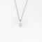 Collier Collier - Chaîne et pendentif en or blanc 18K avec diamant poire 58 Facettes 58FC169