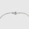 Collier Collier - Chaîne et pendentif en or blanc 18K avec diamant poire 58 Facettes 58FC169