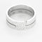 Bague 53 Dinh Van Seventies - Bague moyen modèle en or blanc 18K et diamants 58 Facettes 58FC102