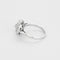 Bague 53 Bague fleur Belle Époque en or blanc 18K et diamants taille rose 58 Facettes 58FC123