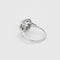 Bague 53 Bague fleur Belle Époque en or blanc 18K et diamants taille rose 58 Facettes 58FC123