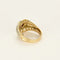 Bague 51 Bague bandeau rubis 0,90 ct en or jaune et or blanc 58 Facettes 58FC127