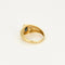 Bague 53 Bague bandeau en or jaune 18K avec saphir ovale et diamants 58 Facettes 58FC142