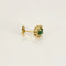 Boucles d'oreilles Boucles d'oreilles en or jaune 18k émeraudes et diamants 58 Facettes 58FC144