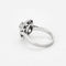 Bague 53 Bague marguerite - Diamant 0,20 ct en or blanc 18K et platine 58 Facettes 58FC151