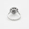 Bague 53 Bague marguerite - Diamant 0,20 ct en or blanc 18K et platine 58 Facettes 58FC151