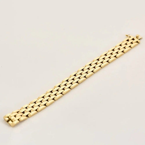 Bracelet Cartier Panthère - Bracelet Maillon Panthère 5 rangs en or jaune 58 Facettes 58FC153