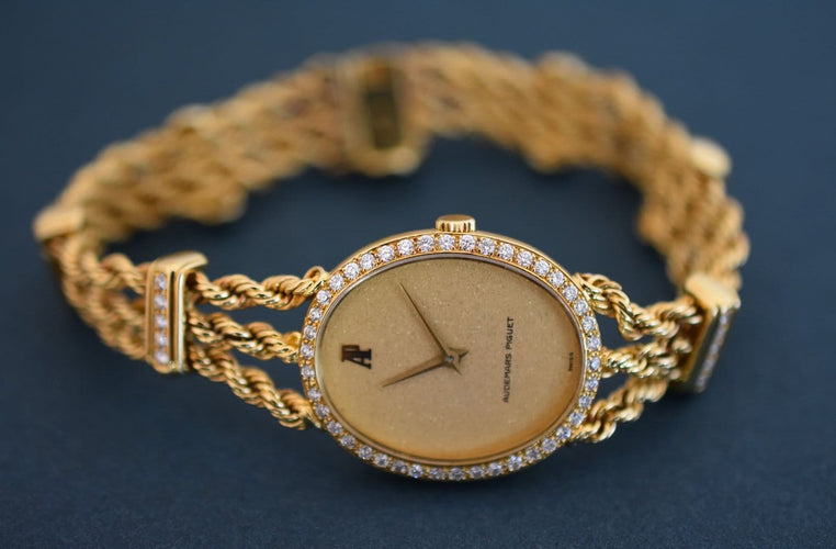Montre Audemars Piguet Lady Classique DA - Montre joaillière en or jaune 18K et diamants 58 Facettes AUP-100