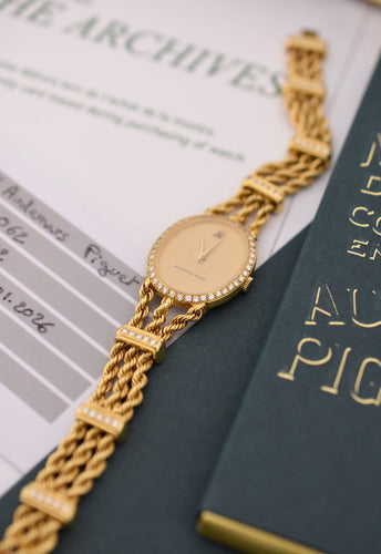 Montre Audemars Piguet Lady Classique DA - Montre joaillière en or jaune 18K et diamants 58 Facettes AUP-100