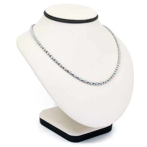Collier Collier tennis en or blanc 18 carats et diamants taille brillant 58 Facettes C98C42CAFA3044CD82CA0481725E860C
