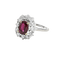 Bague 52 Bague en or blanc, rubis et diamants 58 Facettes OC-61200079