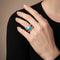 Bague 44 Bague 1950 en or jaune, pierre bleue et diamants 58 Facettes OC-61H00027