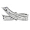 Broche en or blanc, saphirs et diamants