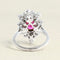 Bague 50 Bague en or gris, rubis birman et diamants 58 Facettes OC-61600017