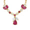 Collier Collier en or jaune, rubis et diamants 58 Facettes OC-63700135