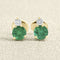 Boucles d'oreilles Boucles d'oreilles en or jaune, émeraudes et diamants 58 Facettes OC-66300077