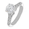 Bague 58 Solitaire - Bague en or gris diamants 58 Facettes 61E00490