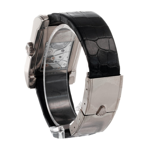 Montre Rolex Cellini Prince - Montre rectangulaire en or blanc 58 Facettes 68801834