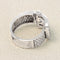 Bague 52 Fred Force 10 - Bague Grand Modèle en or blanc et diamants 58 Facettes 61E00487