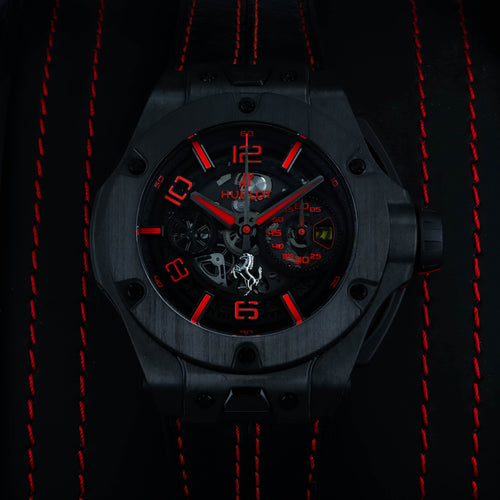 Montre Hublot Big Bang - Montre automatique Ferrari en céramique noire 58 Facettes 68801738