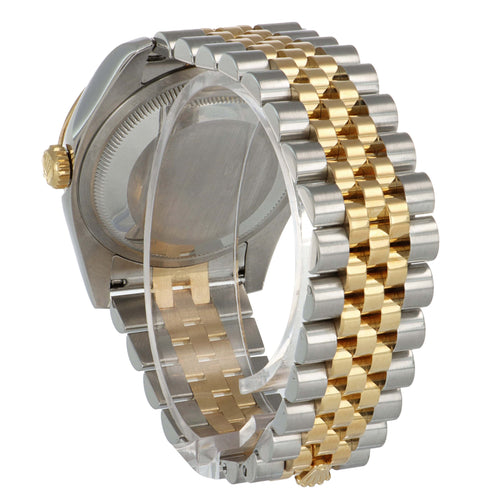Montre Rolex Datejust - Montre automatique en or jaune 750/1000 et acier 58 Facettes 68801731