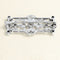 Broche Broche plaque en platine 950 pavée de diamants naturels 58 Facettes 65000072