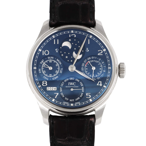 Montre IWC Portugieser - Montre Perpetual Calendar en or blanc 58 Facettes 68801804