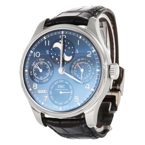 Montre IWC Portugieser - Montre Perpetual Calendar en or blanc 58 Facettes 68801804
